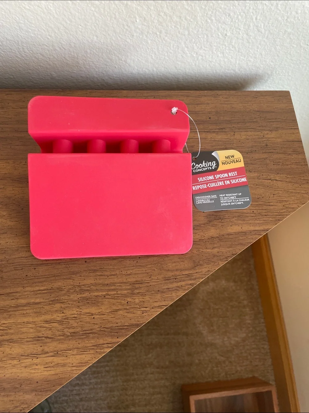 Universal Red Silicone Tablet Case with Folding Stand